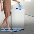 thumbnail image 4 of LAZY BUDDY 13.2 Gallon Touchless Motion Sensor Trash Can, Automatic Garbage Can with Soft-Close Lid, Rectangular, Stainless Steel, 4 of 10