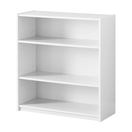 Mainstays 3-Shelf Bookcase, Multiple Colors