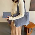 thumbnail image 4 of Bolso Mano Pana para Mujer Bolso Hombro Invierno Con Monedero Bolso Hobo (gris Oscuro), 4 of 7
