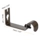 thumbnail image 2 of Soporte de barra de cortina Uxcell de hierro, soporte individual para barra de cortina de 0.63" 2.87" x 1.42" x 0.63" Marrón 2Pcs, 2 of 5