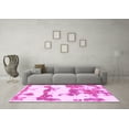 thumbnail image 3 of Ahgly Company Indoor Rectangle Abstract Pink Modern Area Rugs, 7' x 10', 3 of 4