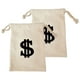 thumbnail image 1 of 2 Piezas De Bolsillos Para Accesorios Para Fiestas, Bolsa Grande Con Símbolo Del Dólar, Saco De Transporte Para Juguetes, Fiesta Temática De Vaqueros Y Cosplay., 1 of 8
