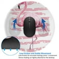 thumbnail image 4 of Disketp Flamingo Small Mouse Pad 7.9x7.9 Inches,Washable Round Mousepad For Office Laptop Computer,Non-Slip Rubber Base Mouse Pads For Wireless Mouse, 4 of 8