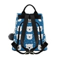 thumbnail image 2 of FORMRS Women's Travel Backpack Purse Anti-Theft Hidden Pockets Casual Shoulder Bag, Blue Polar Bear, 2 of 7