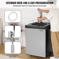 thumbnail image 4 of VEVOR Beer Kegerator Draft Beer Dispenser Full Size Keg Refrigerator Single Tap, 4 of 9