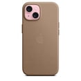 thumbnail image 2 of Funda Apple iPhone 15 FineWoven con MagSafe, color marrón, 2 of 7