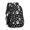 Dog Paw Print, variant on Dog Paw Print Black Pattern Backpack for School, Cute School Bag with Adjustable Shoulder Straps and Padded Back, 16.9"x12.6"x5.9"