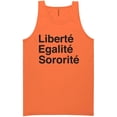 thumbnail image 1 of Liberte Egalite Sororite Neon Tank Top, 1 of 1