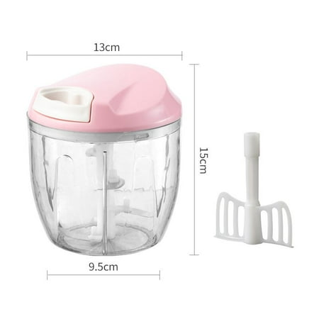 

900ML 2021 New Style Multifunction High Fast Design Vegetable Fruit Twist Shredder Manual Meat Grinder Chopper Garlic Cutter