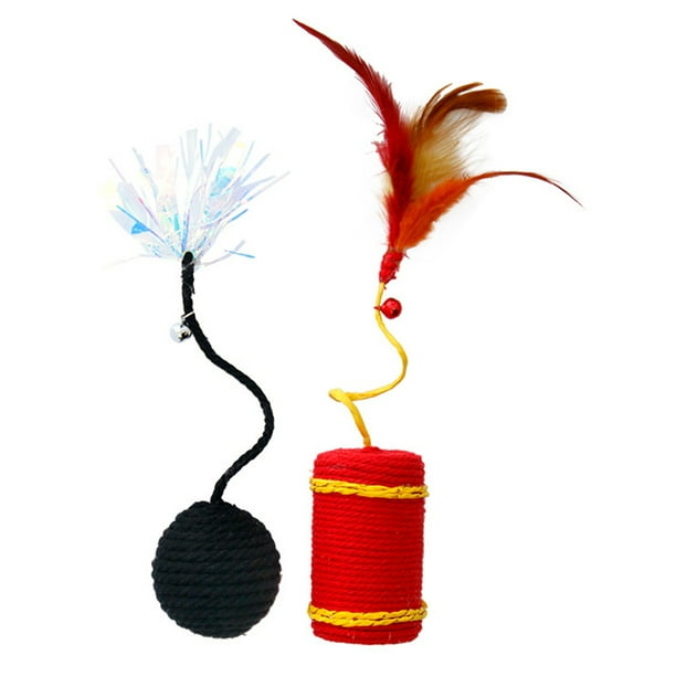2 juguetes interactivos para gatos, juguetes para mascotas, juguetes de entrenamiento para gatos y gatitos, juguetes divertidos.