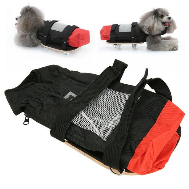 Silla De Ruedas Para Mascotas, Tela Oxford Ajuste De Banda Elástica Fácil De Usar Ruedas Silenciosas Multipropósito Patinete Transpirable Para Caminar Perros Para Perros Viejos