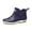 Blue, variant on Men’s Waterproof Rubber Rain Boots Foldable Fishing Garden Work Boots Slip Resistant Outdoor Mud Boots (Black, 8.5)