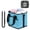 Blue, variant on Insulated Drink Carrier Bag for 4 Cups, Multiple Tumbler Carrier Caddy, Family Size Drink Bag, Water Bottle Holder with Adjustable Strap Tote for Coffee, Travel, Outings