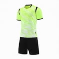thumbnail image 4 of CAICJ98 Kids Soccer Jerseys for Boys Girls Training Outfit Team Uniform Athletic Shirts Shorts Clothing Sets Sportswear (R,7-8 Years), 4 of 4