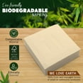 thumbnail image 3 of Servilletas Weemium de 2 capas, compostables, certificadas FSC, paquete de 300, 3 of 6
