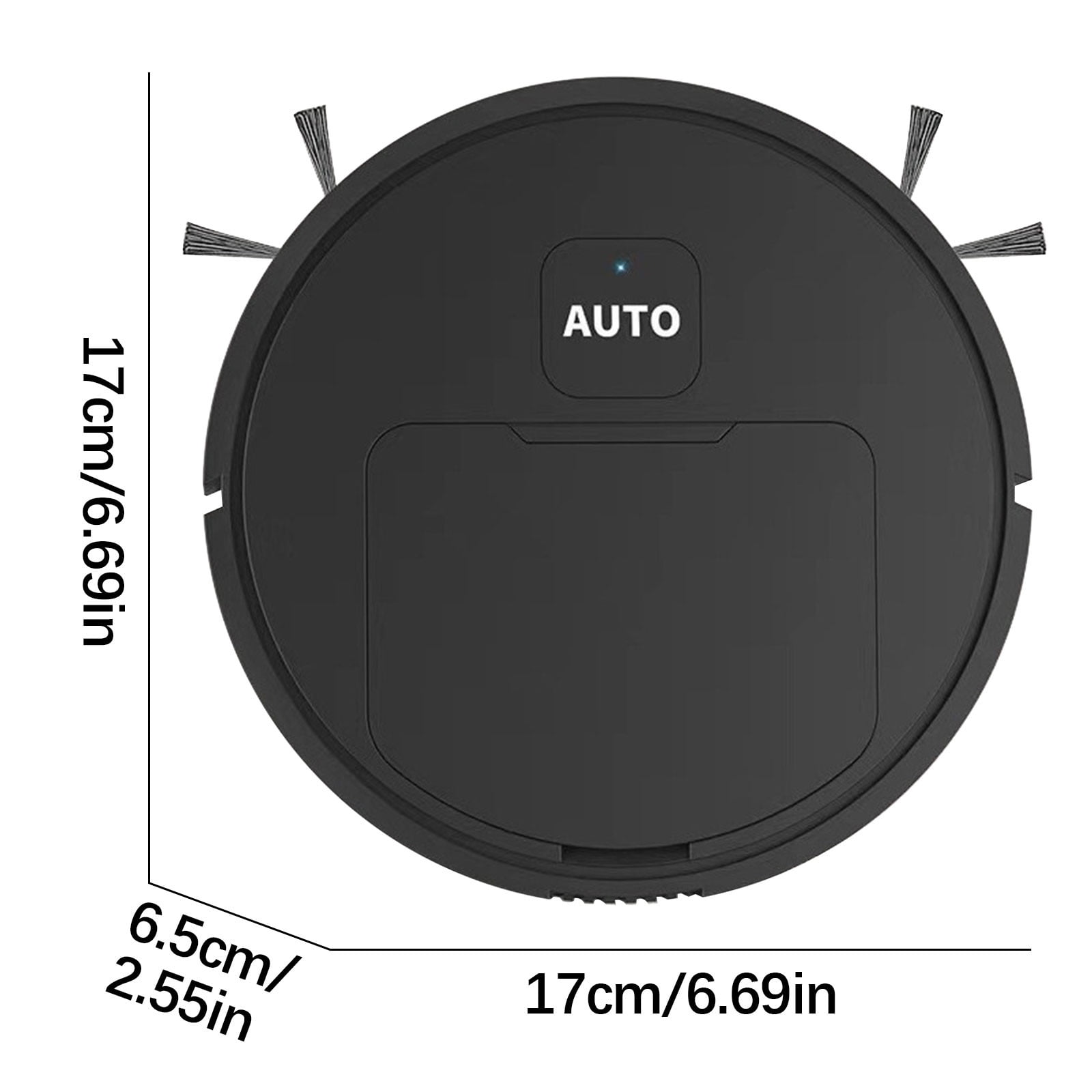 Automatic Sweeping Robot Vacuum with Smart Navigation and Mopping Function, Self-Charging Robotic Floor Cleaner for Hardwood Tile Carpet, Efficient Obstacle Avoidance and Washable Mop Pads