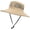 Khaki, variant on Wide Brim Bucket Hat with - String for Men Women UV400 Protection with Adjustable Strap Fishing Hat Fishmen Hiking