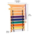 thumbnail image 5 of KidKraft Martial Arts Wooden Belt Holder Hanging Display for 8 Belts, 5 of 5