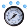 thumbnail image 7 of Compact Pressure Gauge 1/8 Thread Aluminum Pressure Meter Air Pressure Gauge Back Mount Iron for Shell & Aluminum Thread, 7 of 7