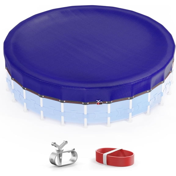 Fit 18ft Round Professional Pool Cover for Above Ground Pools