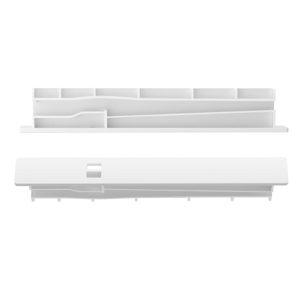 ABS Refrigerator Drawer Center Rails 12.8 Inches for Easy Installation Sliding