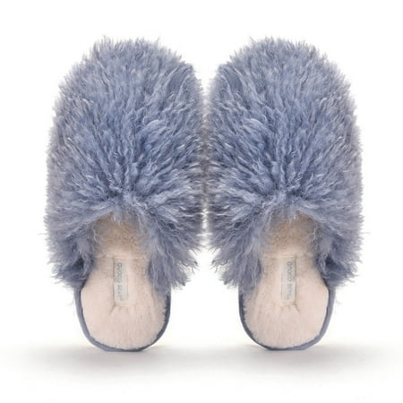 

CoCopeanut Luxury Chic Curly Fur House Slippers For Women Floor Winter Warm Shoes Non-slip Indoor Bedroom Women Fuzzy Slippers