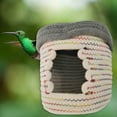 thumbnail image 3 of Invierno cálido de pájaro casa cobertizo choza hamaca colgante jaula de pinzón mullida de pájaros escondite para hámster Yinane Jaula para loros de aves, 3 of 8
