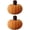 Orange, variant on BinKFF Halloween Mini Knit Pumpkins - Faux Fall Harvest Crochet Pumpkins for Autumn Thanksgiving Table Setting Small Knit Pumpkins in Orange Grey White for Halloween Decor