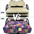 thumbnail image 5 of Uorisanigo Golf Cart Seat Covers - Dustproof Hawaiian Golf Ball Golf Cart Seat Blanket Towel with Storage Pockets, Suitable for EZGO, Club Car & More 2-Seat Carts, 51.18"x 30.31", 5 of 7