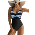 thumbnail image 2 of SOMER Women's One Piece Swimsuits Tummy Control Front Cross Bathing Suits Slimming Swimsuit V Neck Swimwear Monokini High Waisted Bathing Suit for Women, 2 of 5