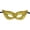 Gold, variant on Womens Mardi Gras Sequin Mask Costume Shining Fleur De Lis Lace-Up Mask Masquerade Venetian Carnival Mask for Party Decorations 1 PC Black One Size
