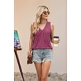thumbnail image 6 of Women'S Casual Sleeveless Tank Top Wine Red L, 6 of 8