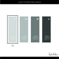 thumbnail image 2 of Nicole Miller New York Mabel Sheer Rod Pocket Curtain Panels, 54"x63", White, Set of 2, 2 of 7