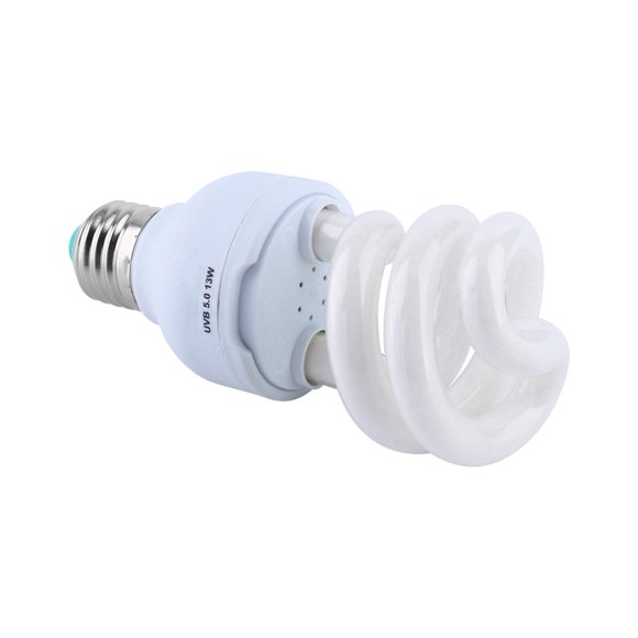 Ultraviolet Light Bulbfor Pet Reptile,13W UVB 5.0 E27 Pet Heating Light Bulb UVB Pet Reptile Lamp Precision Engineered