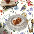 thumbnail image 4 of Floral Tablecloth,FloralPrint Tablecloth for Rectangle Tables 60 x 84,Perfect for Kitchen Dinner,Restaurant ,Holiday Picnic Table Cover, 4 of 5