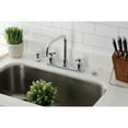 thumbnail image 2 of Kingston FB2141ZX Millennium Two-Handle 2-Hole 8" Centerset Kitchen Faucet in Polished Chrome, 2 of 7