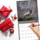 thumbnail image 5 of Calendario de Pared 2026, Calendario 2025-2026, Calendario de Pared Mensual Elafurus davidianus, Abierto de 12" x 24", Calendario de Planificación Familiar, Organizador para el Hogar y la Oficina, Colgante, 5 of 6