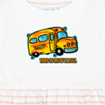 thumbnail image 4 of Inktastic How I Roll School Bus Girls Baby Dress, 4 of 5