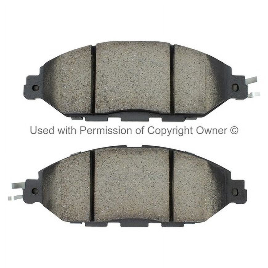 Mpa Electrical 1003-1649C Quality Built Disc Brake Pad Set   Black Series,