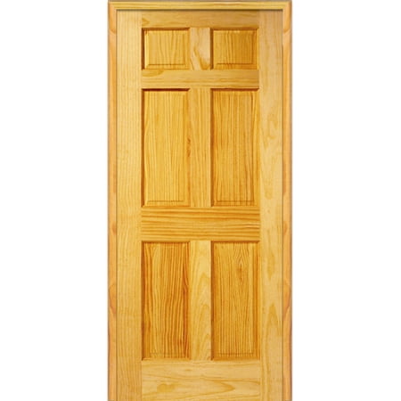 6 Panel Pine 37 5 X 81 75 Left Hand Interior Door