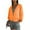 ZA-Orange-lightweight cardigans, variant on Frostluinai Cotton Linen Cardigans for Women Button V Neck Oversized Cropped Cardigans Long Sleeve Drop Shoulder Solid Jacket Coats