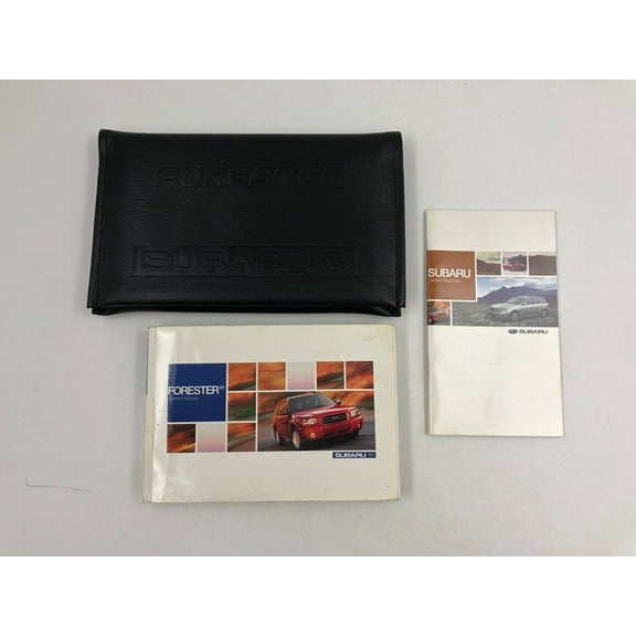 2005 Subaru Forester Owners Manual Set with Case OEM F03B08065