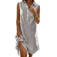 thumbnail image 3 of Taqqpue Summer Dresses for Women Beach Cover Up Sleeveless V Neck Sundress Casual Knee Length Plus Size Tank Dress Beach Vacation Midi Dress for Women (S-2XL), 3 of 10