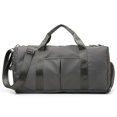 thumbnail image 1 of Sports Gym Bag Shoe Compartment Waterproof Dry And Wet Separation Bag (Black), 1 of 5