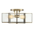 thumbnail image 4 of Trade Winds Stella Star Semi-Flush Mount Ceiling Light in Natural Brass, 4 of 6