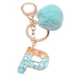 thumbnail image 2 of Key Chain Ornamental Multi-color Rhinestone Decor Initial Letter Keychain Ball Decor for Home, 2 of 8