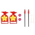 thumbnail image 1 of Belissy 2Pcs Garden Hand-Held Plastic Hummingbird Feeder Outdoor Bird Feeding Device Decoration, 1 of 8