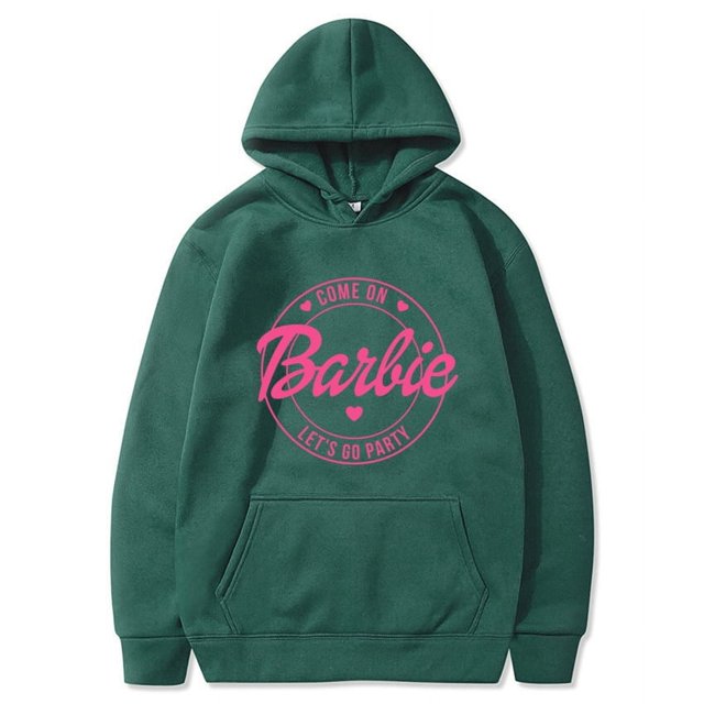 Barbie Let S Go Printed Pattern Ebay Plus Fleece Sweatshirt Hoodie
