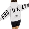 thumbnail image 2 of kamemir Sweatshirts for Women Womens Hoodies Oversized Sweatshirts Pullover Fleece Sweaters Long Sleeve With Pockets Winter Fall Outfits Y2k Clothes(White,3XL), 2 of 4