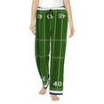 thumbnail image 1 of Balery American Football Field Pantalones de pijama para mujer, pijamas ultraligeros, pantalones de estar por casa-Large, 1 of 6